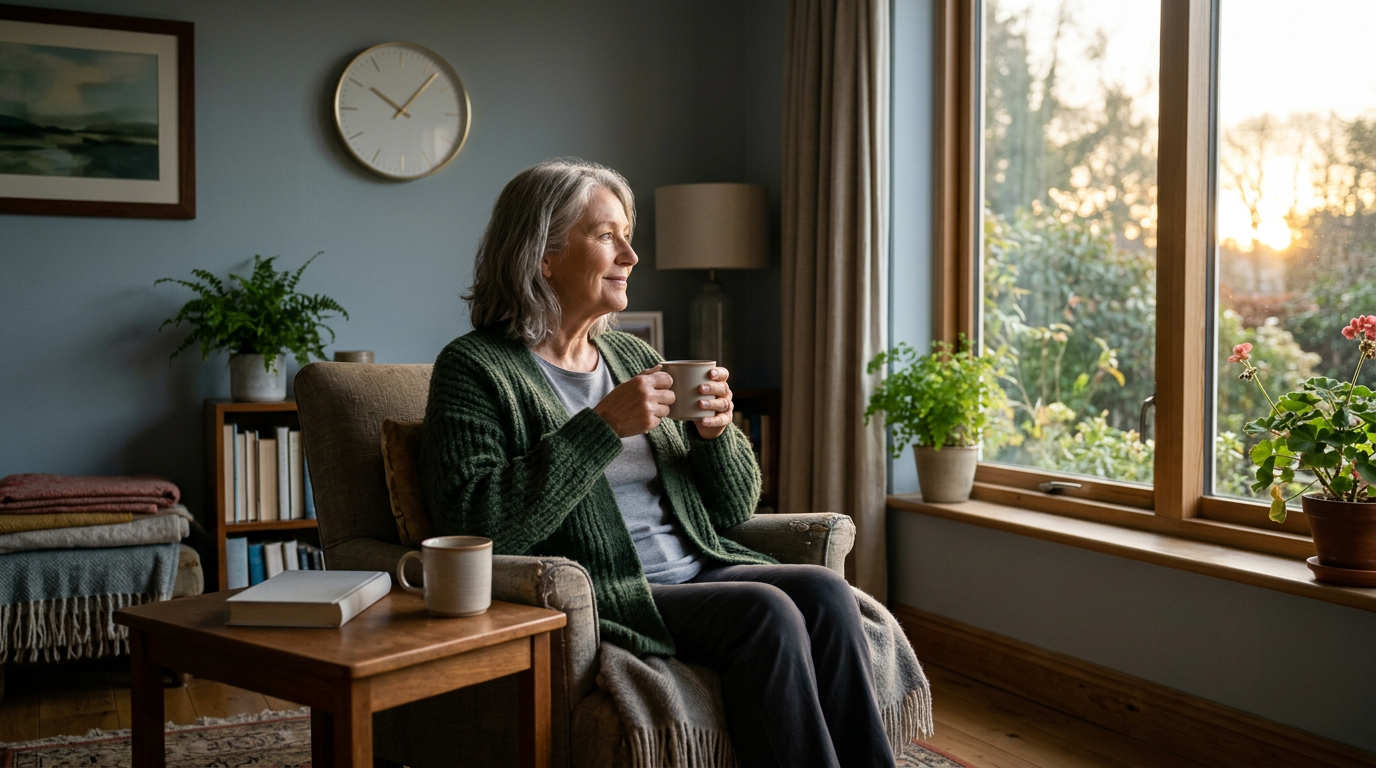 Illustration : Passage à l'heure d'hiver : pourquoi le sommeil des seniors en pâtit, et 5 gestes pour s'adapter